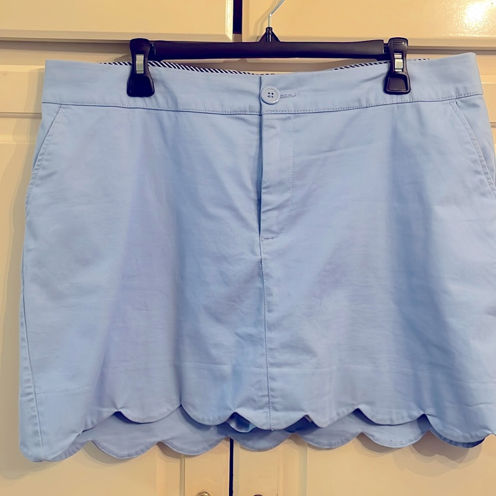 Light blue skirt